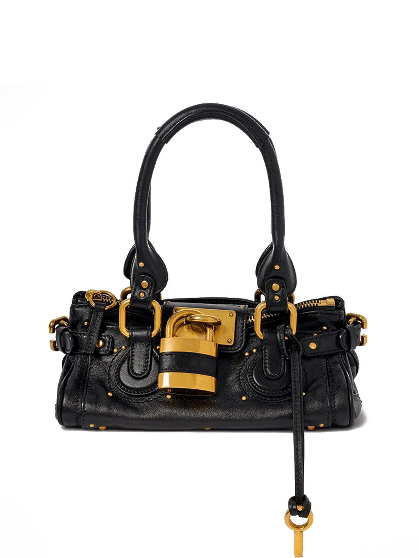 Hot Motorcycle Retro Distressed Rivet Chloe Paddington Portable Tote Bags
