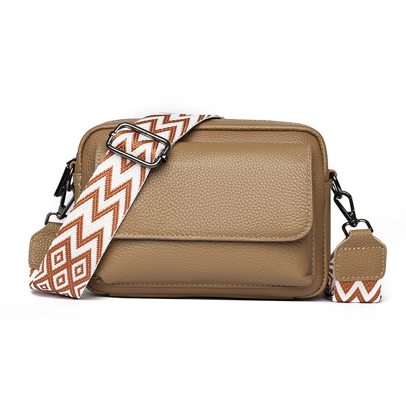Women's First Layer Cowhide Retro Genuine Leather Women's Messenger Bag