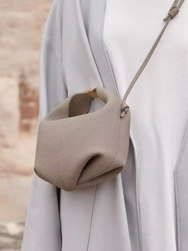 Women's French Niche Lunch Genuine Leather Single High Bags