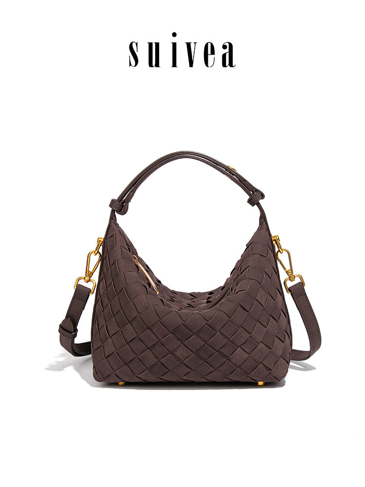 Woven Simple Hand Lunch Box Design Women's Handbag