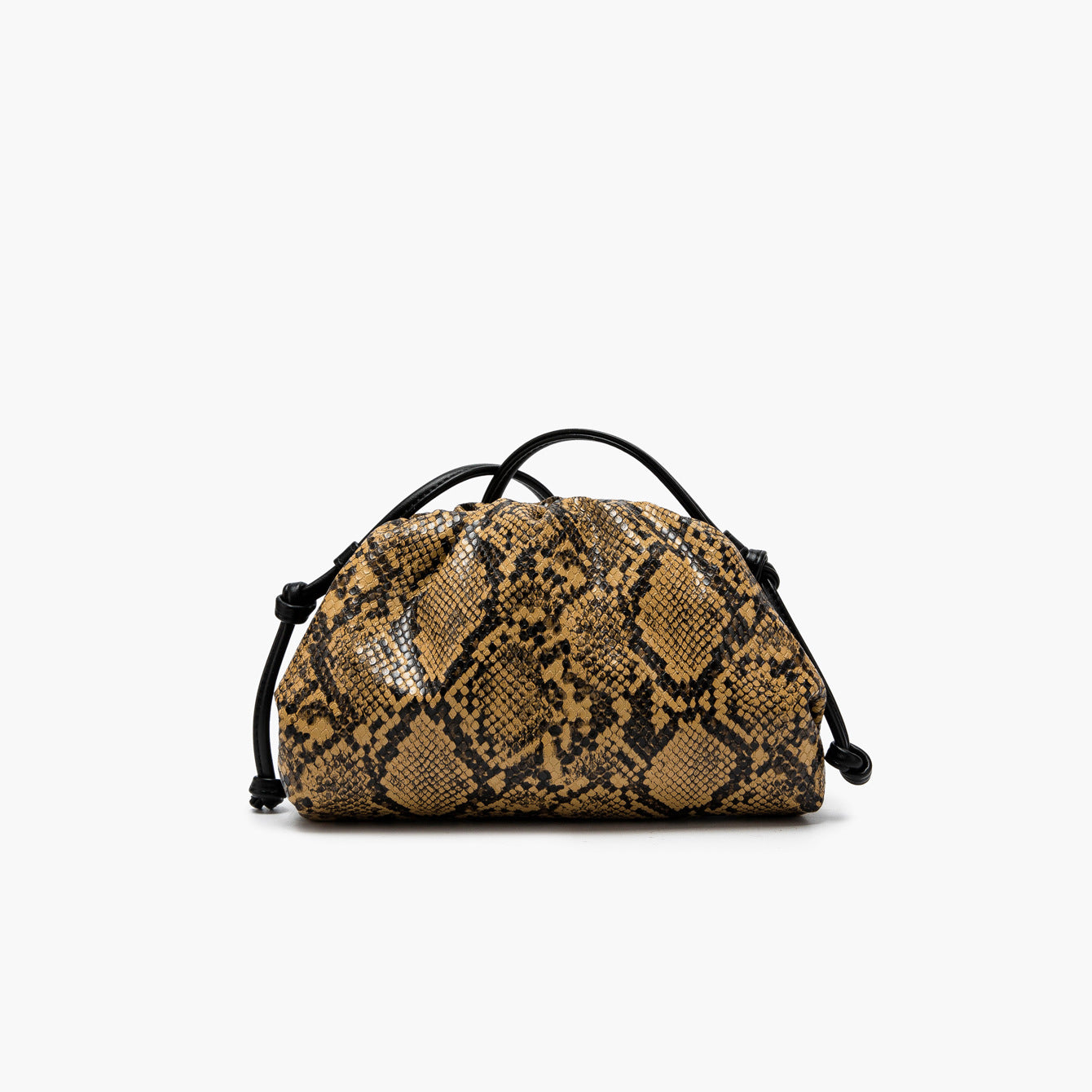 Women's Golden Cloud Large Size Woven Dumpling Women's Shoulder Bag