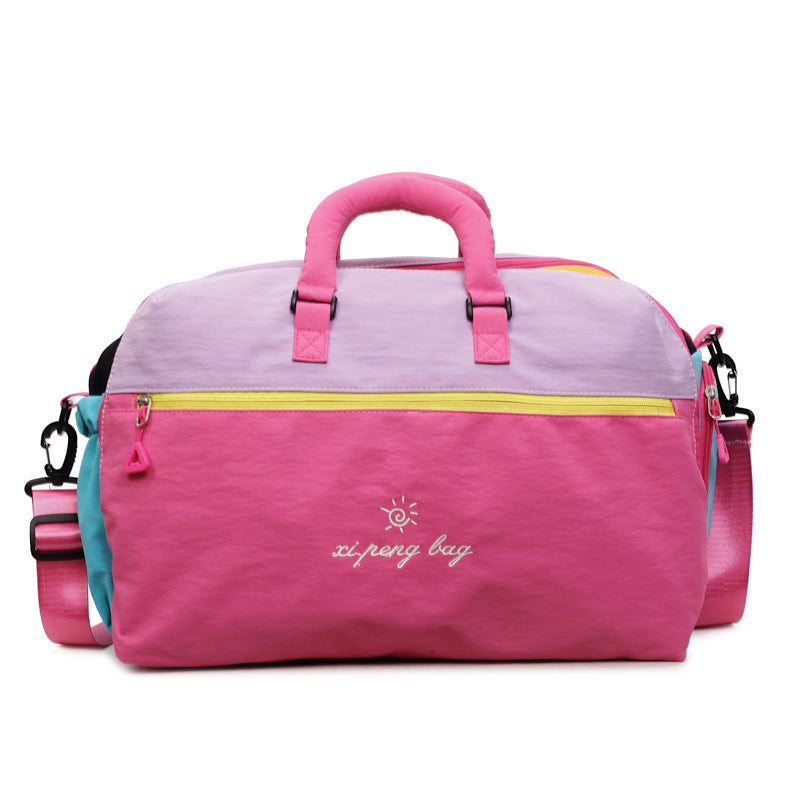 Dopamine Large Capacity Hand-held Contrast Color Boarding Lightweight Bags