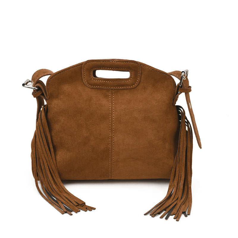 Attractive Women's High-grade Tassel Fashion Commuter Women's Messenger Bag