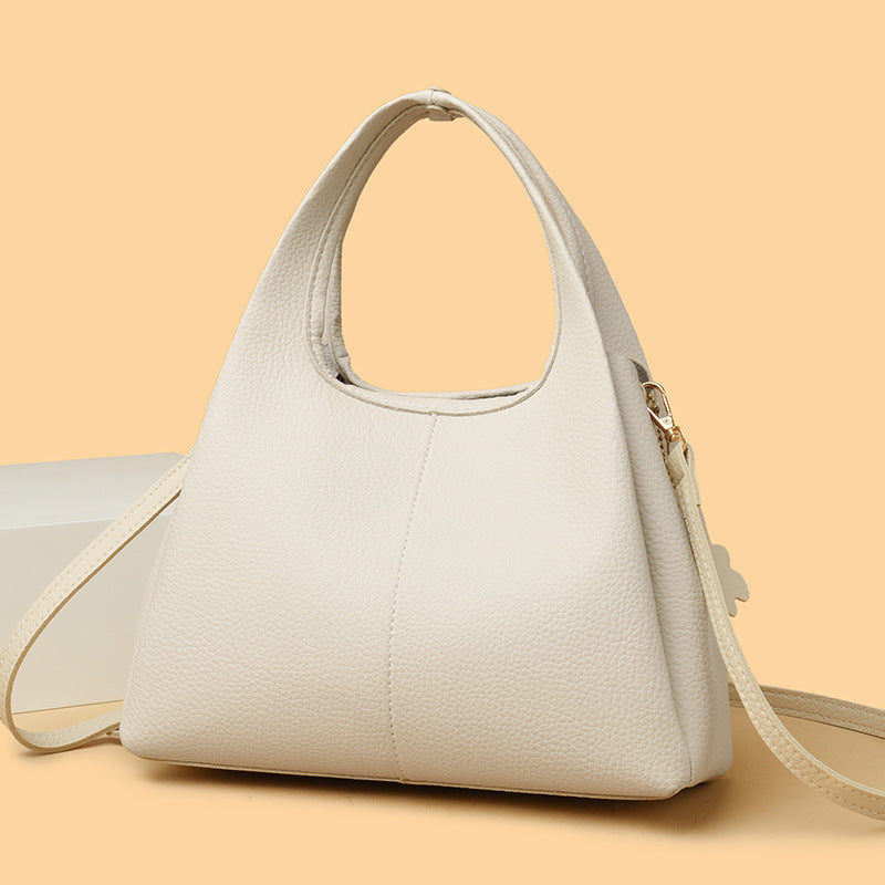 Women's Soft Leather High-grade Pattern Texture Large Women's Shoulder Bag