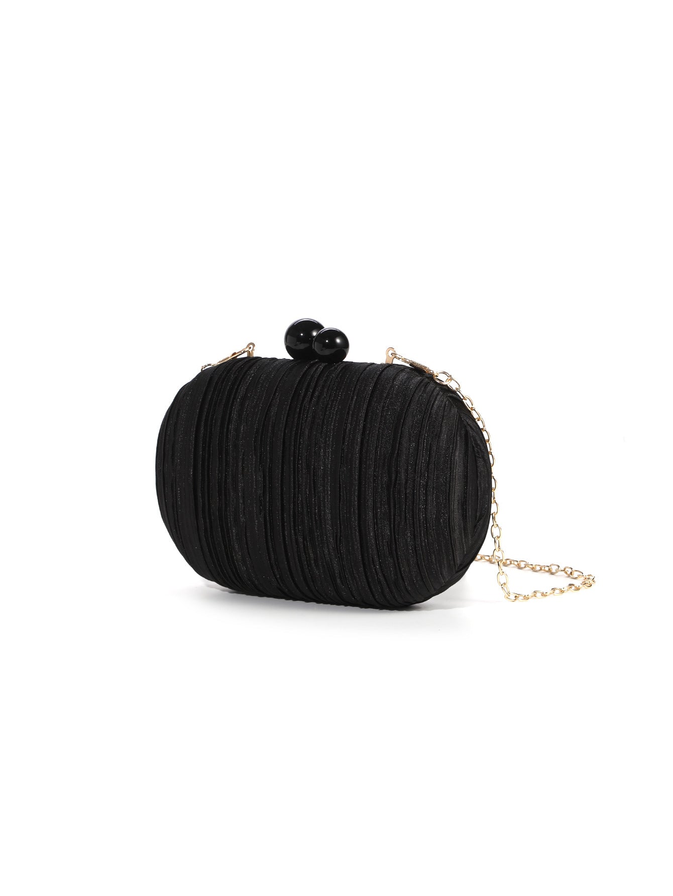 Lady Elegant Satin Pleated Cheongsam Clutch Niche Dinner Bag