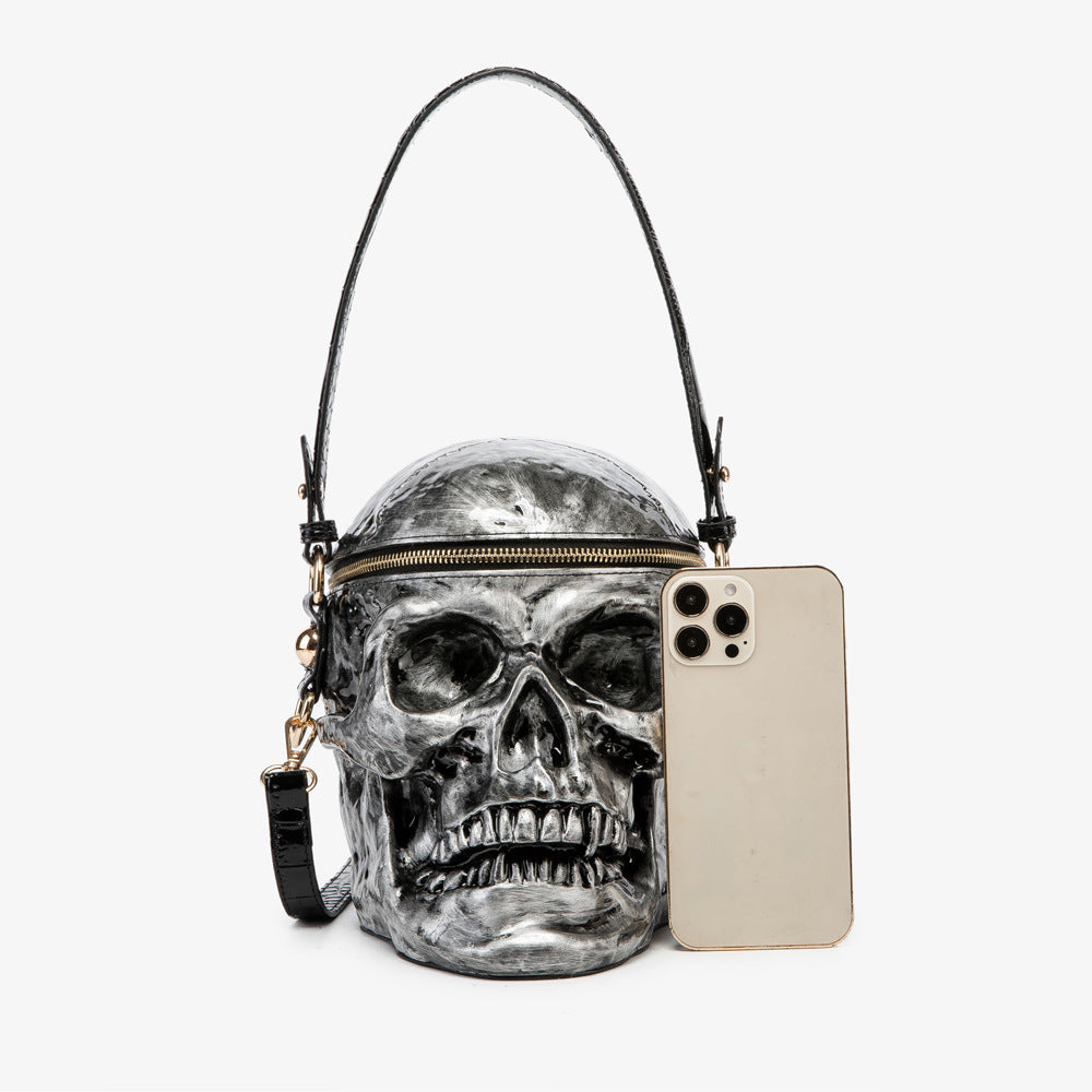 Stylish Glamorous Skull Funny Halloween Style Handbags