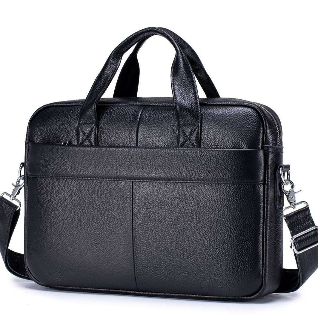 Men's Business Leather First Layer Cowhide Men's Briefcase