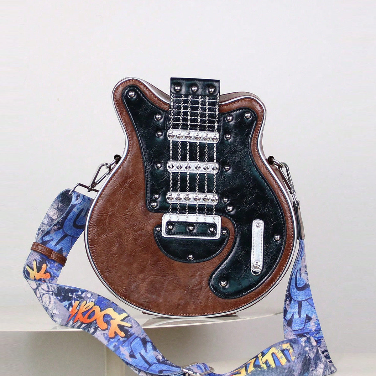 Personalized Creative Hot American Retro Guitar Shape Bags