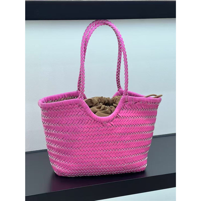 Vegetable Basket Large Capacity Leisure Beach Women's Shoulder Bag