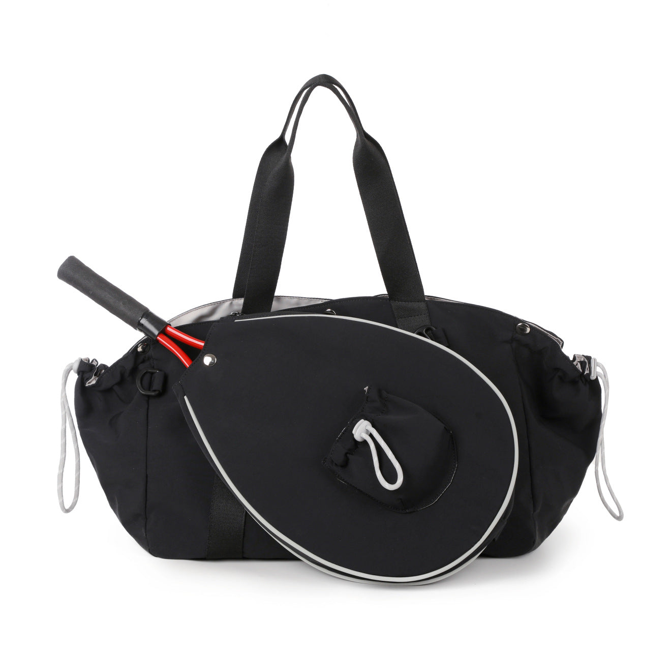 Fashionable Tennis Peak Racket Fitness Large Tote Bags