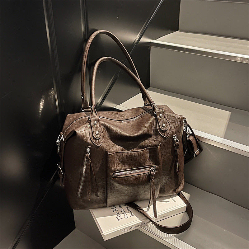 Women's Large Capacity Retro Commuter Fashion Portable Bags