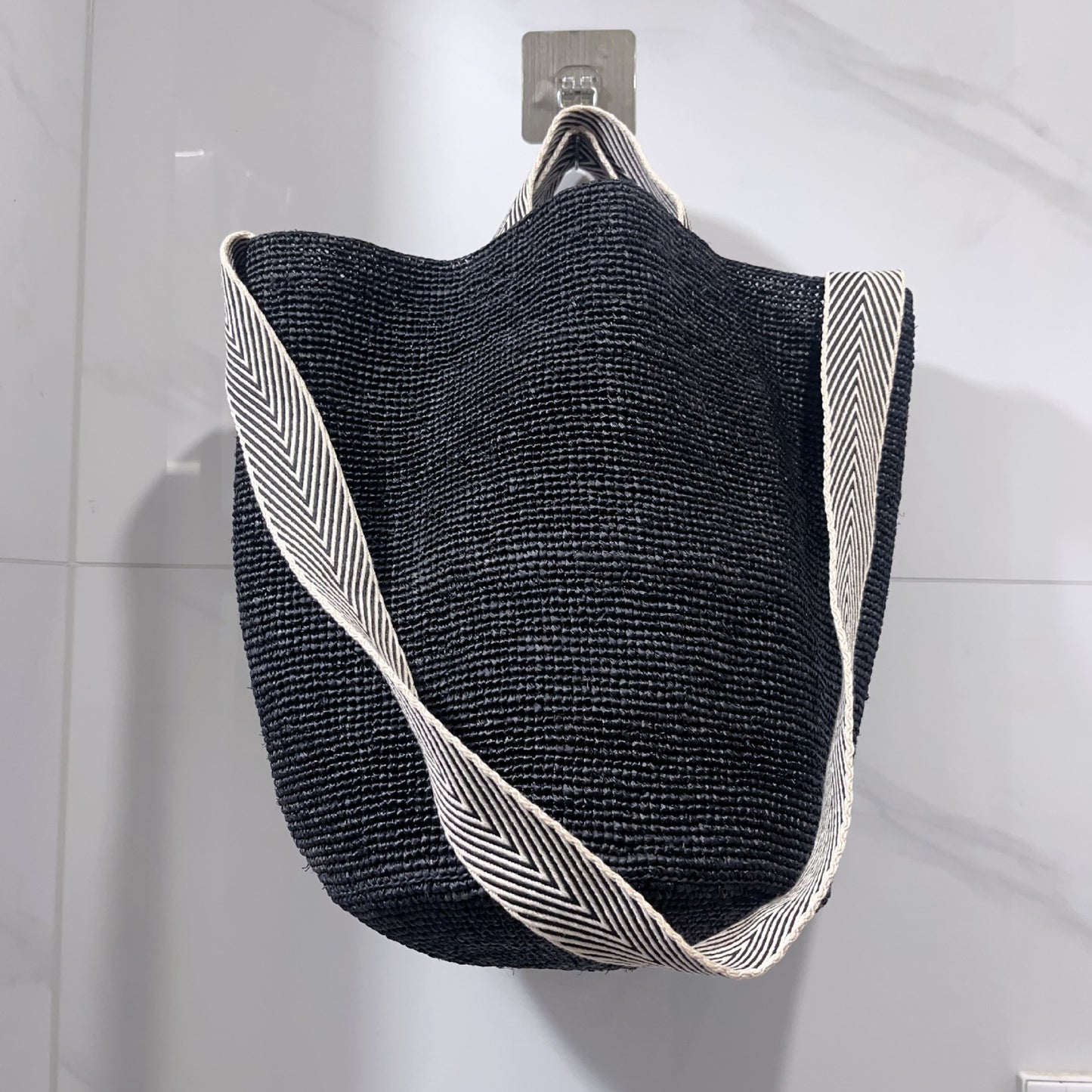 Women's Raffia Woven Summer Seaside Vacation Bucket Bags