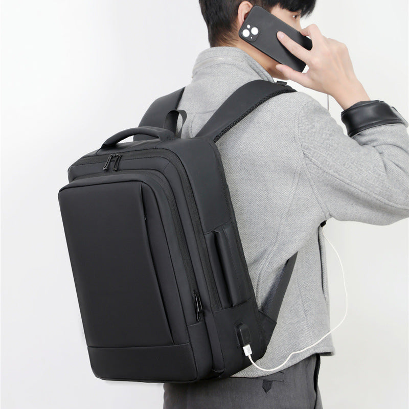 Large Capacity Scalable Unisex Commute Computer Business Backpack