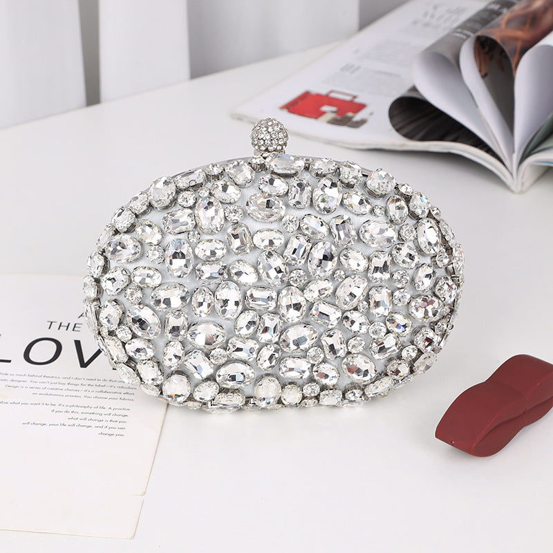 Women's Fashion Diamond Full Clutch Personalized Dress Bags