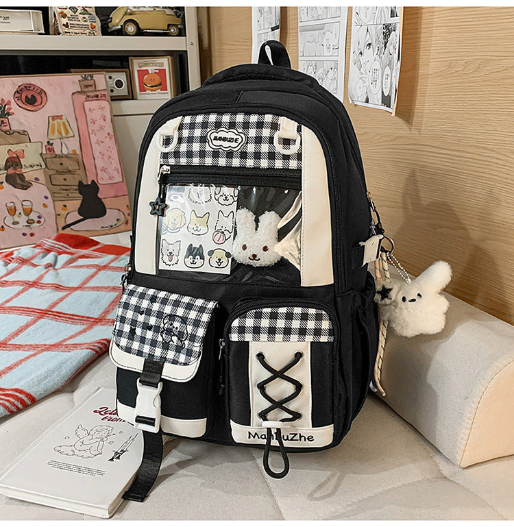Junior High Large Capacity Leisure Good-looking College Student Schoolbag