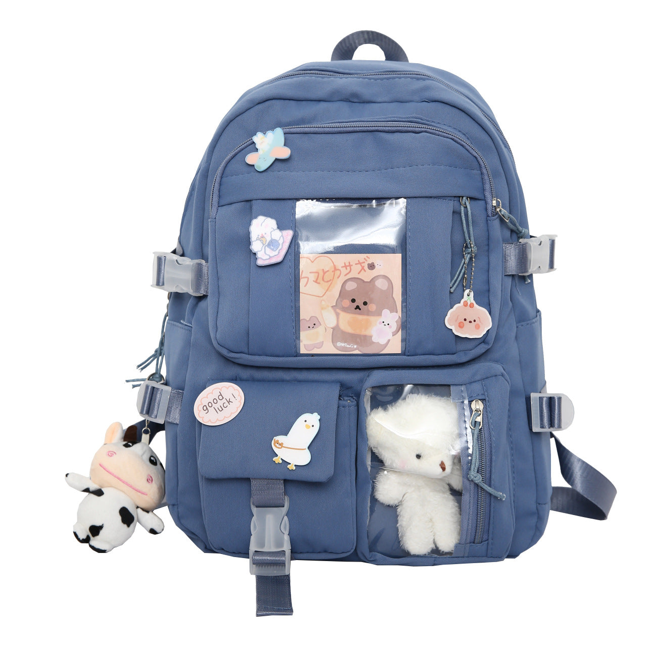 Junior's Korean Style Cute Bear Doll Large College Student Schoolbag