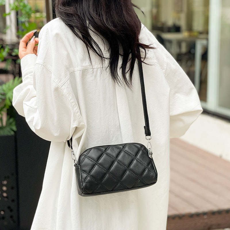 Women's Genuine Leather Fashionable High-grade First Layer Cowhide Bags