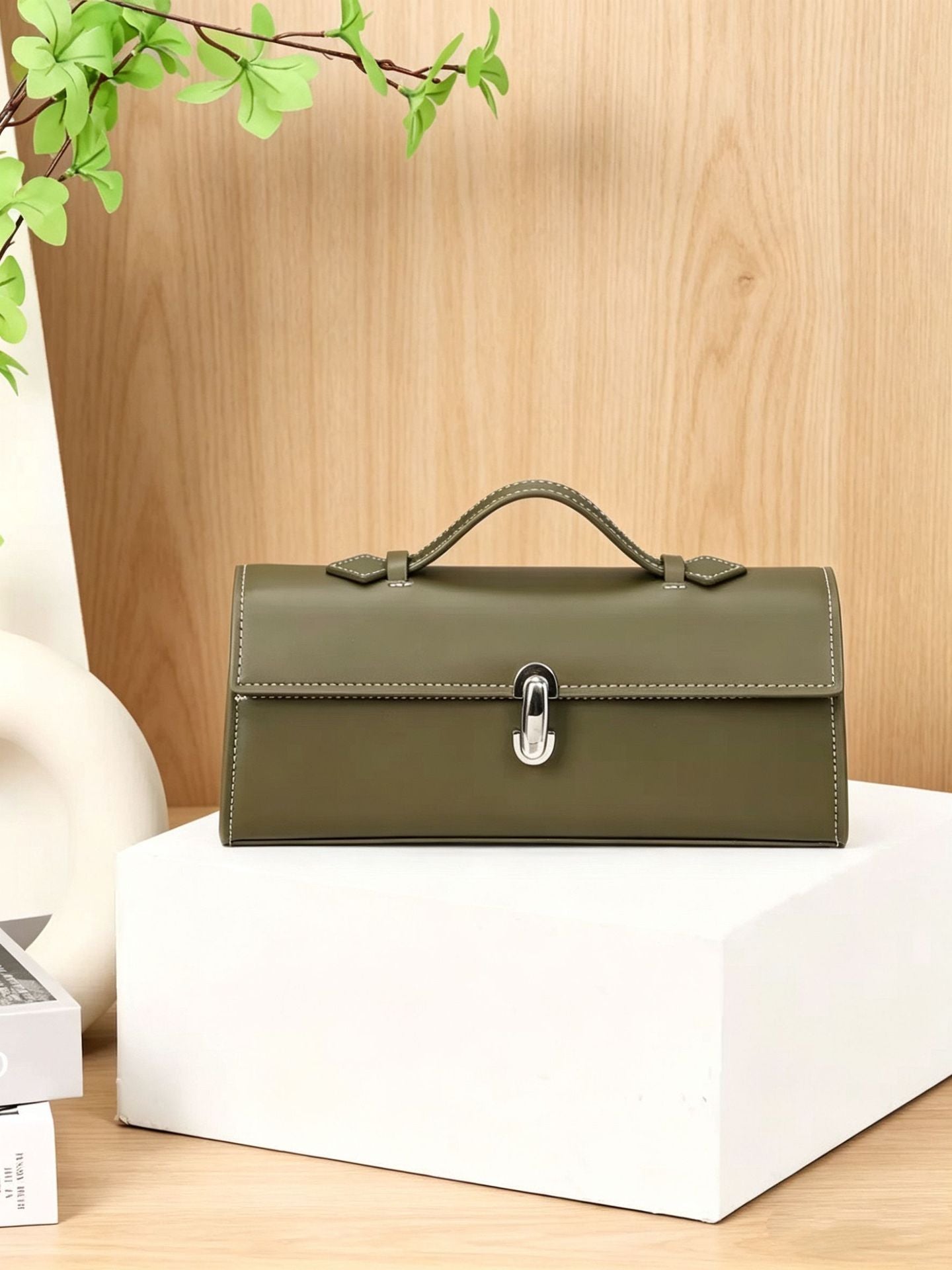 Women's Advanced Texture Light Luxury Portable Simple Vintage Clutch Long Bags