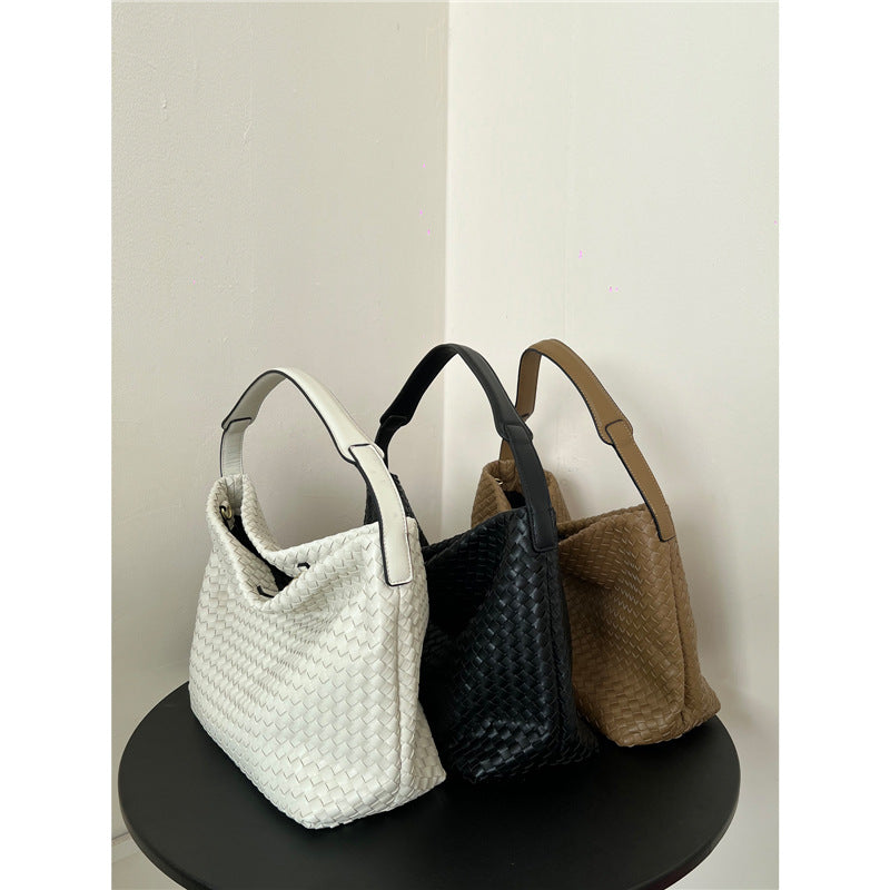Women's Knitting Large Capacity Underarm Cross Body Women's Shoulder Bag
