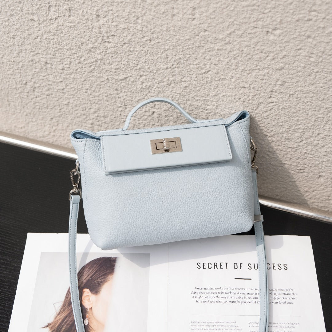 Women's First Layer Cowhide Kelly Versatile Fashion Women's Shoulder Bag