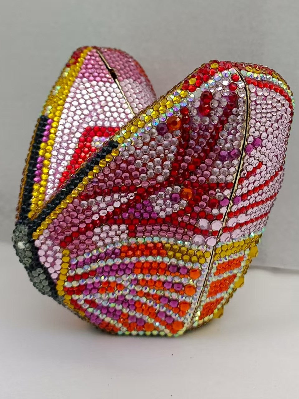 Butterfly Bottoming Drill Clutch Party Banquet Dinner Bag
