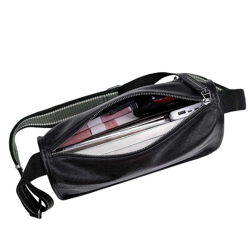 Men's Business Leather Fashion First Layer Cowhide Men's Shoulder Bag
