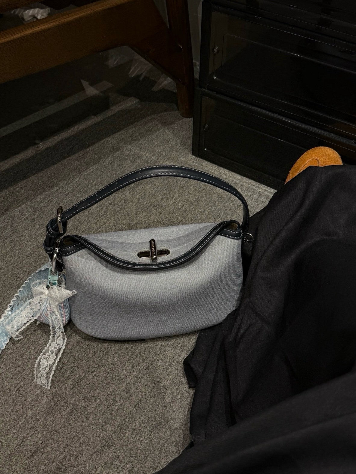 Women's Denim Lunch Box Dumpling Versatile Commuter Bags