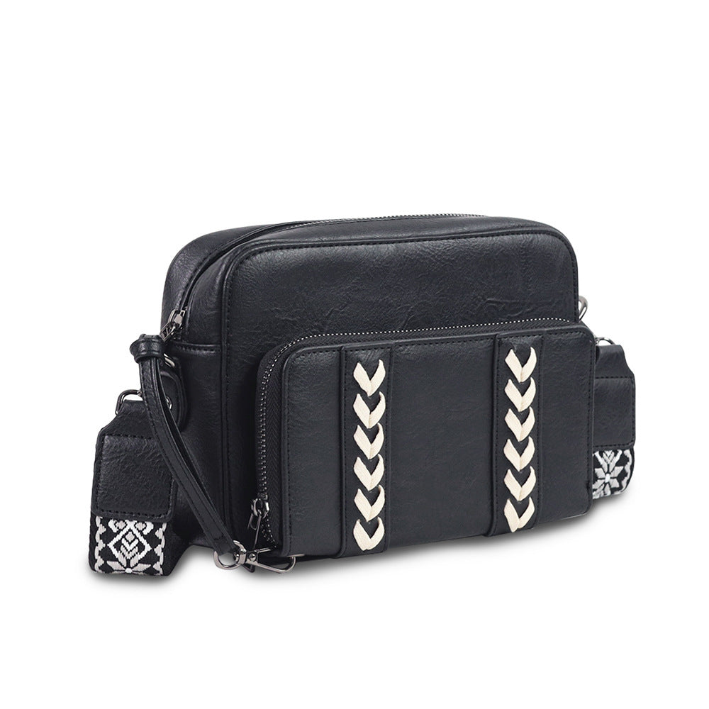Elegant Women's Cows Pattern Mother Detachable Women's Messenger Bag