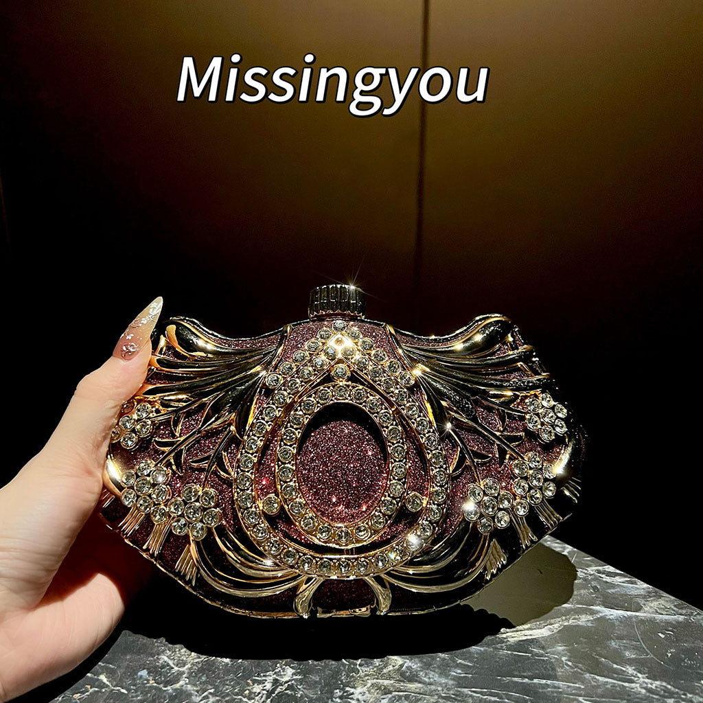 Women's High-grade Party With Diamonds Light Luxury Bags