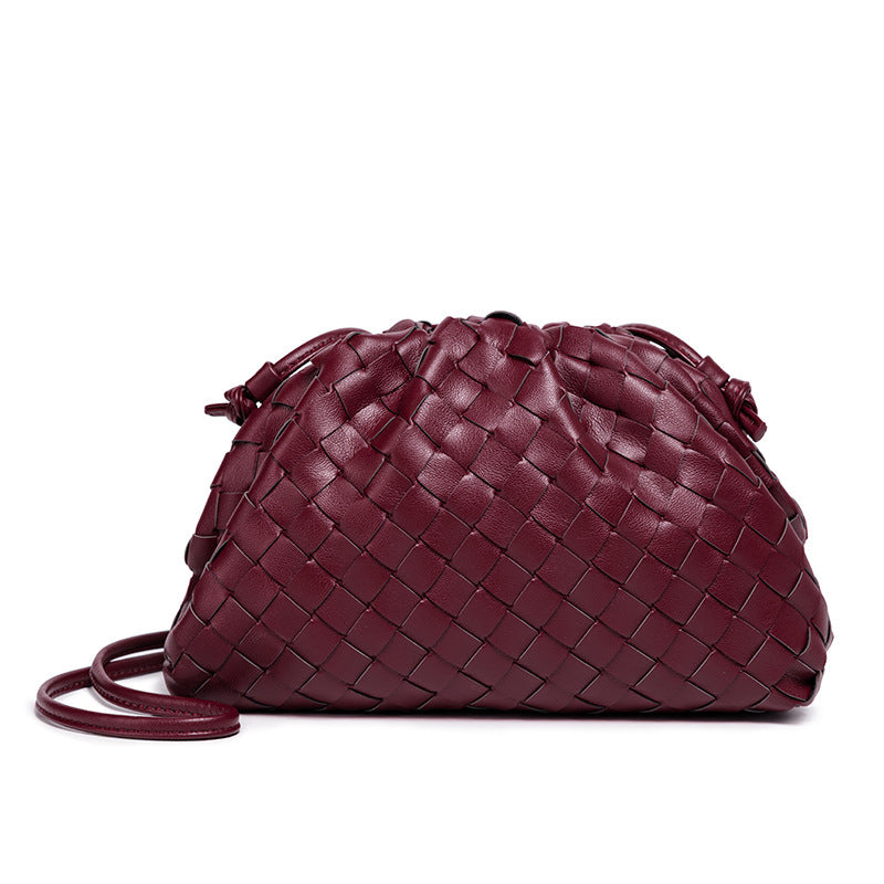 Women's Woven Cloud Dumpling Popular Fashion Clutch Women's Shoulder Bag