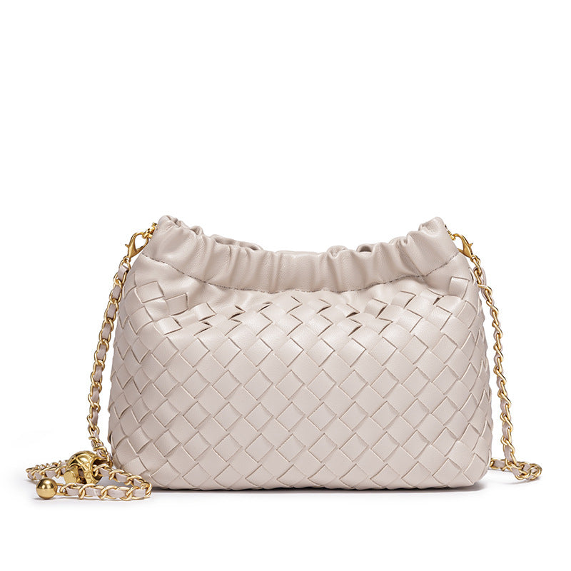 Women's Hand-woven Cloud Simple Metal Chain Fashion Minority Design Women's Shoulder Bag