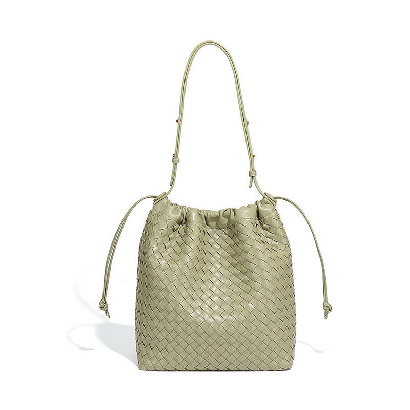 Classic Hand-woven Lazy Direct Wholesale Commuter Bucket Bags