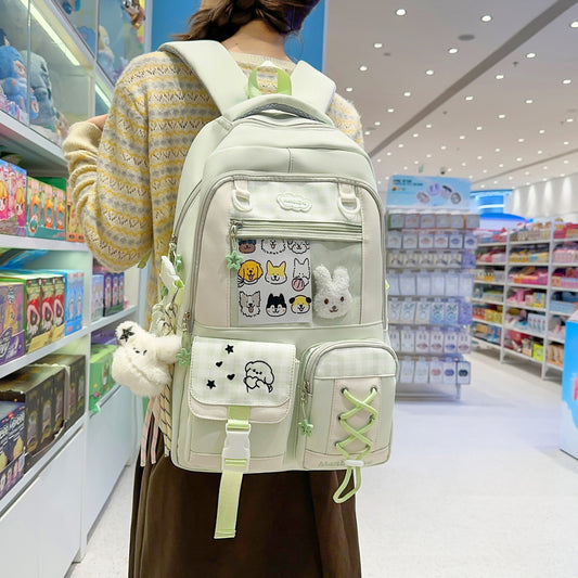Women's Cute Junior High Large Capacity Lightweight Storage College Student Schoolbag