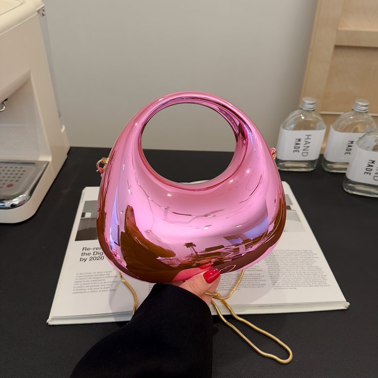 Women's High-grade Color Curved Moon Fashionable Bags