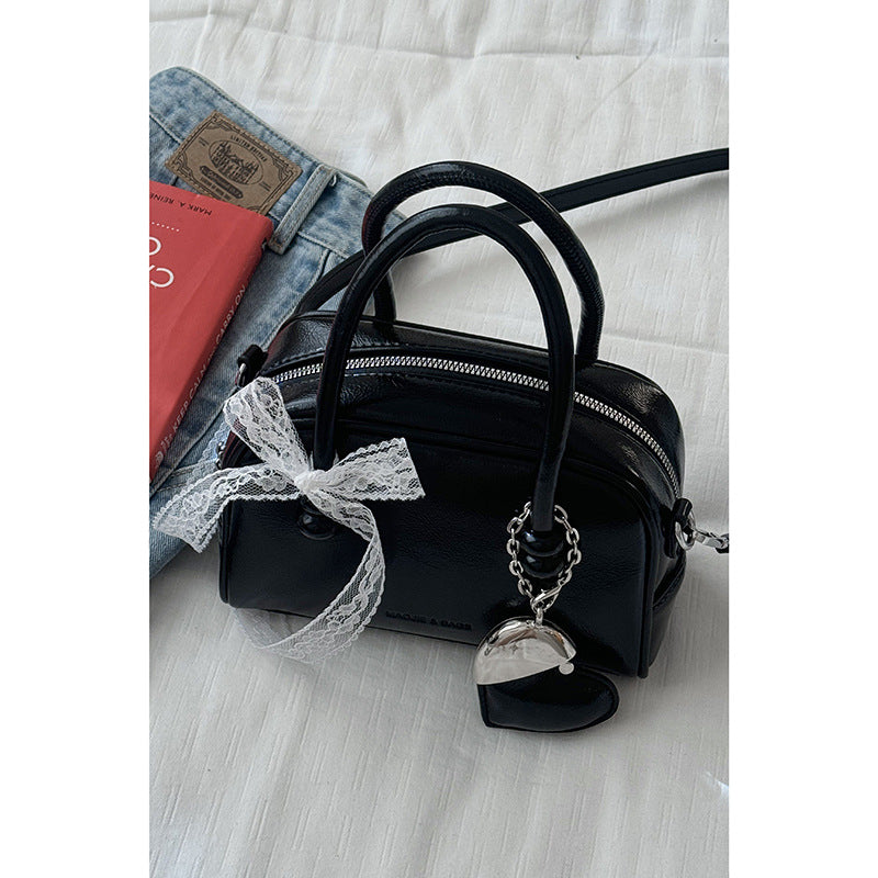 Women's Spring Fashion Portable Bowling Korean Small Square Bags