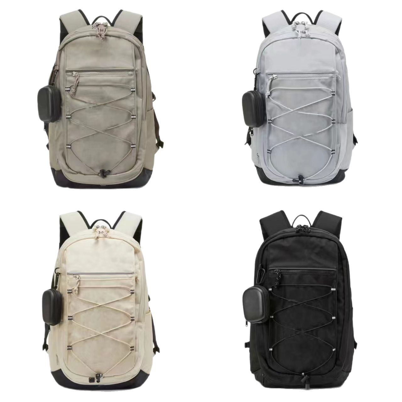 Home College Three-piece Set Decompression Large Capacity Backpacks