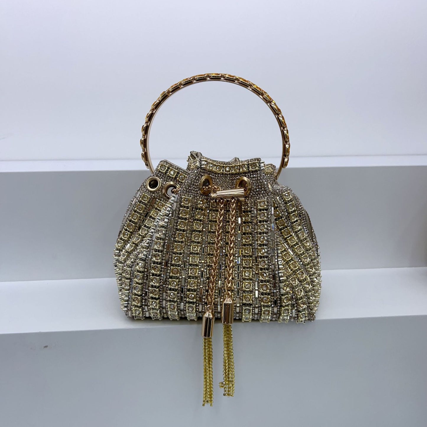 Women's Rhinestone Dinner Fashionable Stylish For Tassel Bags