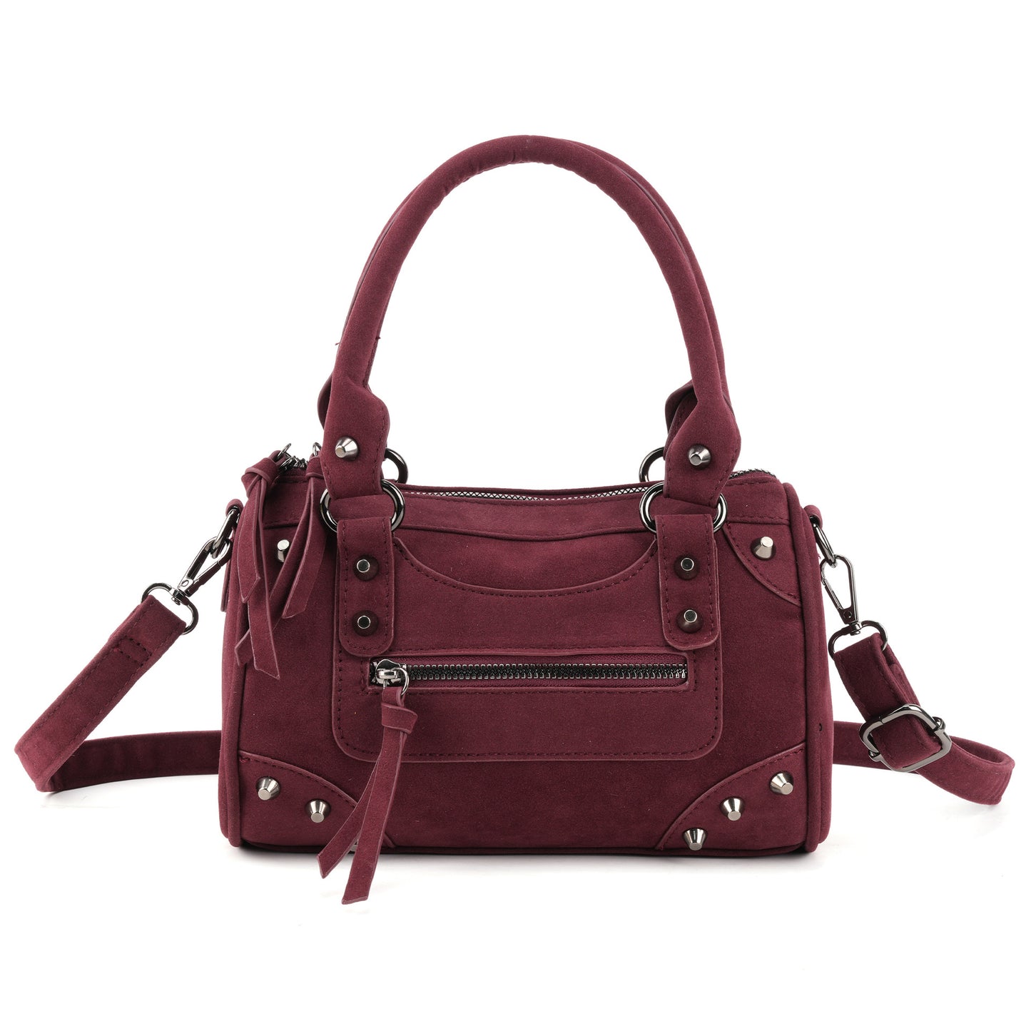 Women's Fashion Rivet Large Capacity Pillow Bowling Bags