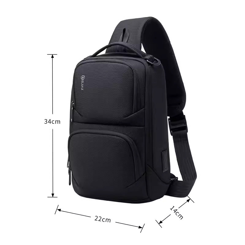 Durable Men's Large Capacity Fashion Trendy Men's Chest Bag