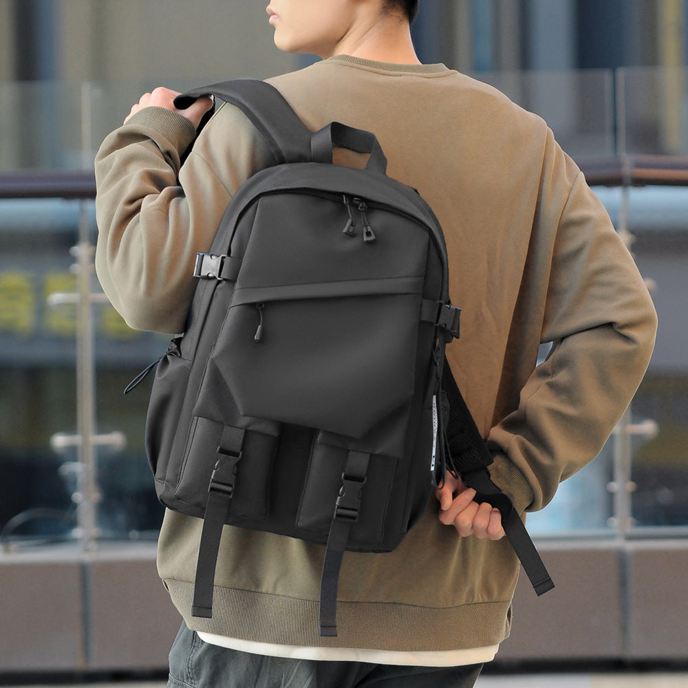 Men's Large Capacity Business Trip Simple Commute Computer Trendy Leisure Backpack