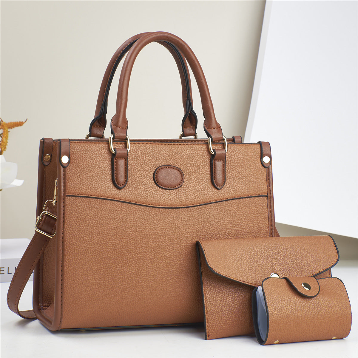 Trendy Women's Three-piece Fashion Versatile High-grade Shoulder Bags