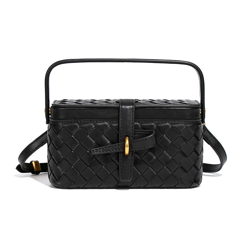 Glamorous Comfortable Woven Retro Box High-grade Women's Handbag