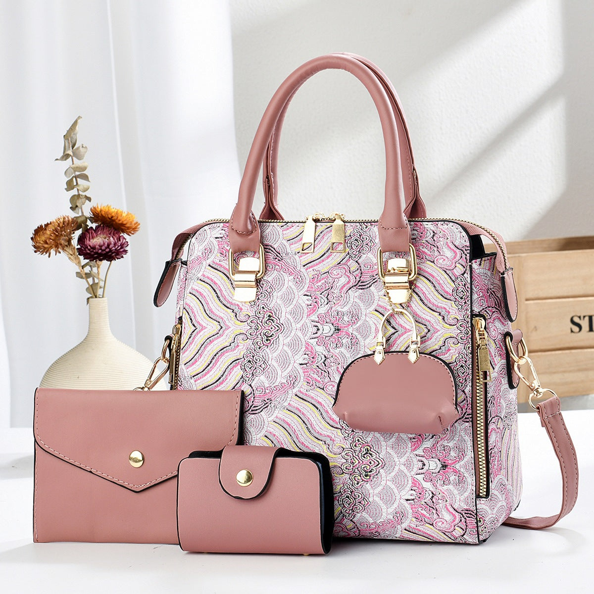 Women's Fashion Versatile Mother Match Sets Women's Handbag