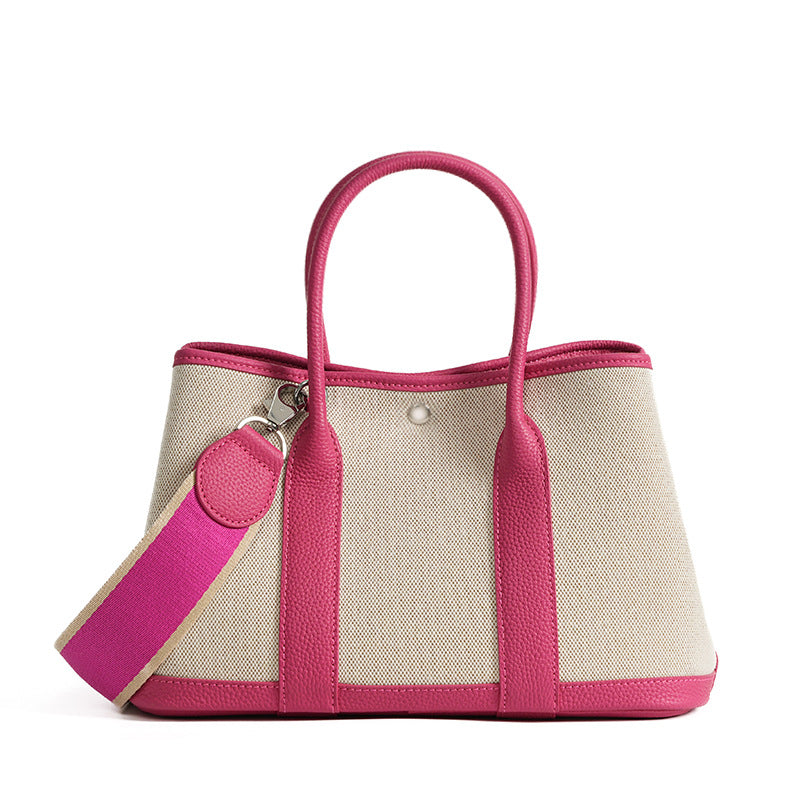 Women's High Quality Large Capacity First Layer Cowhide Bags