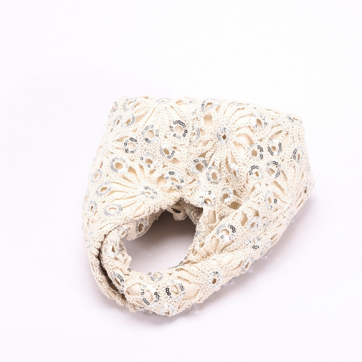 Women's Sequined Hollow Crocheted Hand Vacation Style Bohemian Bags