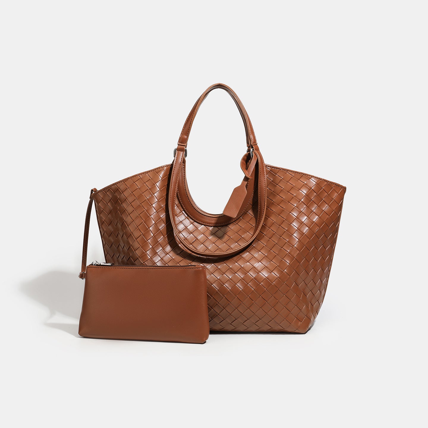 Women's Retro Large Capacity Totes High-grade Woven Women's Shoulder Bag