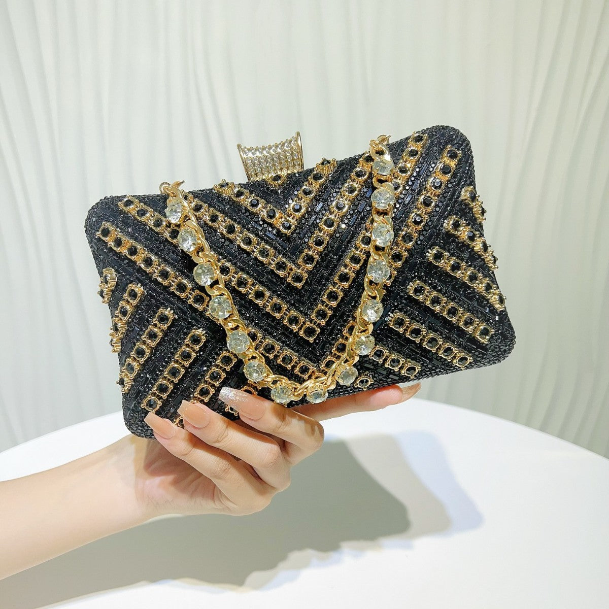 Rhinestone Party Fashion Exquisite Light Luxury Dinner Bag