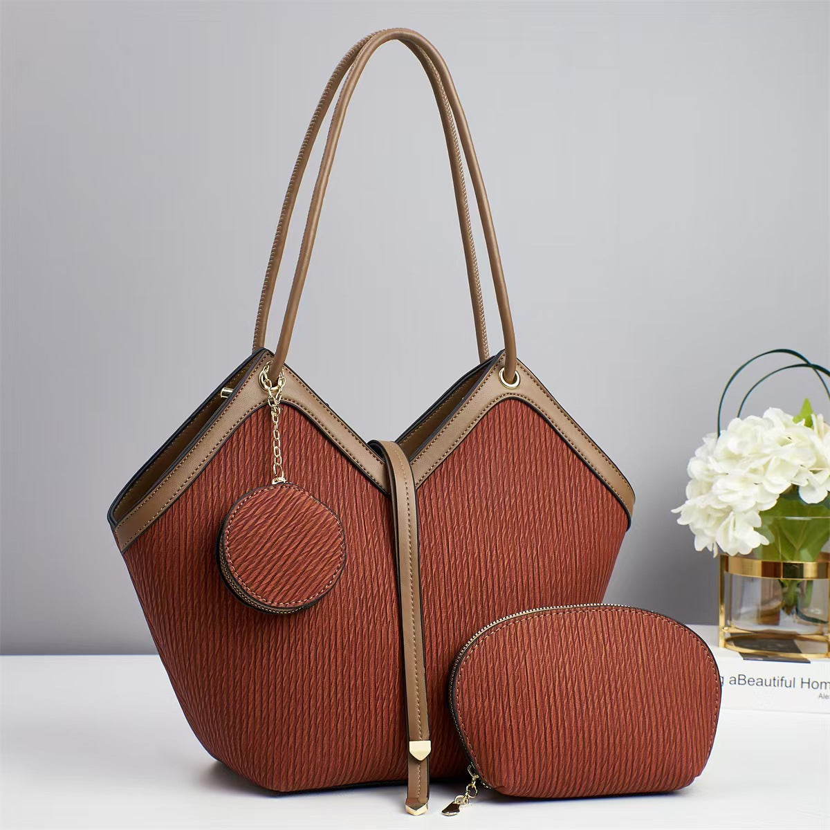 Women's Exquisite Big Graceful Korean Style Fashionable Women's Handbag