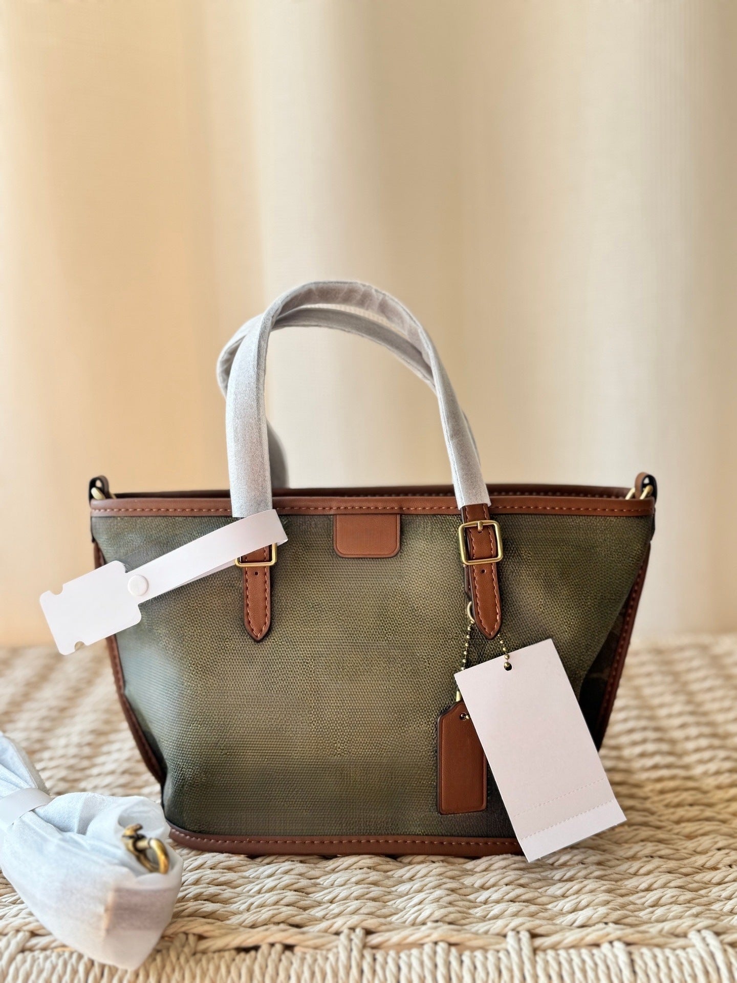 Women's Vegetable Basket Presbyopic Portable Fashion Retro Bags