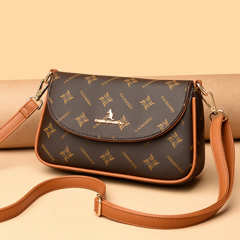 Women's Summer Fashion Pouch Versatile Soft Leather Women's Messenger Bag